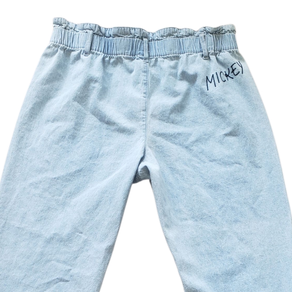Junk Food Denim Pants. Disney. Mickey. Disneyland. 100% Cotton. Medium